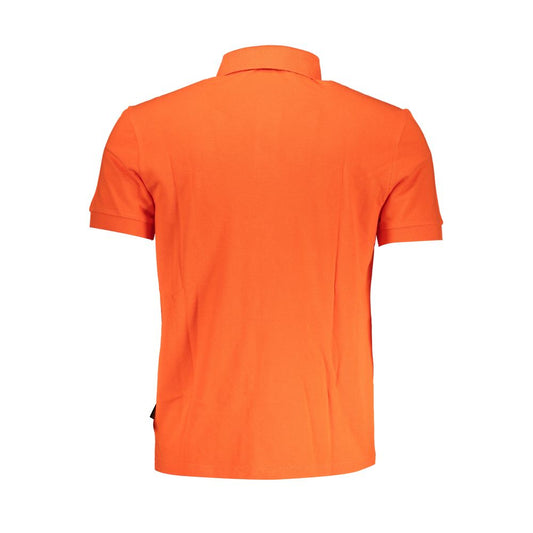 Napapijri Pink Contrast Detail Polo Shirt Mens T-Shirt