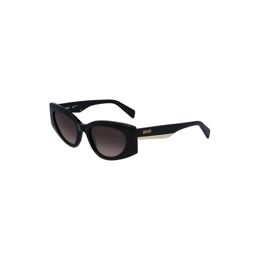 Liu Jo Black Haircalf Women Sunglass
