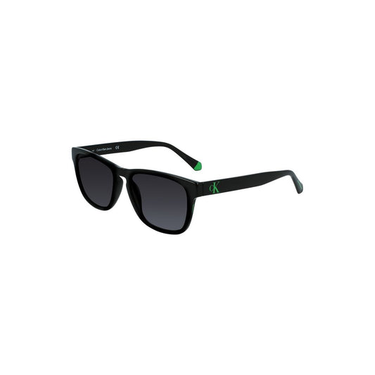 Calvin Klein Black Plastic Men Sunglass