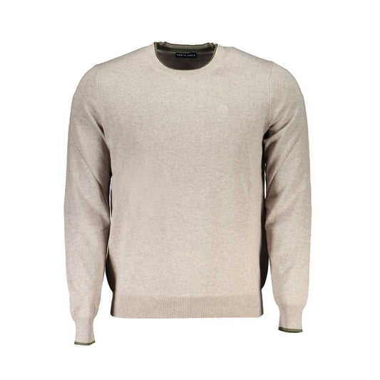 North Sails Beige Cotton Sweater Mens Sweater
