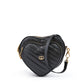 Gucci Black Leather Mini Heart Crossbody Bag