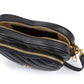 Gucci Black Leather Mini Heart Crossbody Bag