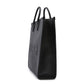 Gucci Black Leather Logo Medium Tote Bag