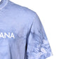 Dolce & Gabbana Blue Cotton Logo Print Crew Neck T-shirt