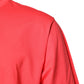 Dolce & Gabbana Red Cotton Lettering Print Crew Neck T-shirt
