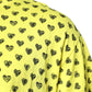 Dolce & Gabbana Yellow Cotton DG Heart Print Crew Neck T-shirt
