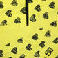 Dolce & Gabbana Yellow Cotton DG Heart Print Crew Neck T-shirt