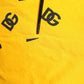 Dolce & Gabbana Yellow Cotton DG Logo Print Cropped T-shirt