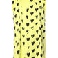 Dolce & Gabbana Yellow Cotton Sleeveless DG Heart T-shirt