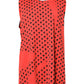Dolce & Gabbana Red Cotton Sleeveless DG Heart Logo T-shirt