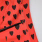 Dolce & Gabbana Red Cotton Sleeveless DG Heart Logo T-shirt