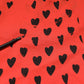 Dolce & Gabbana Red Cotton Sleeveless DG Heart Logo T-shirt