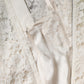 Dolce & Gabbana White Floral Lace Long Sleeves A-line Dress