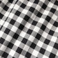 Dolce & Gabbana White Black Checkered Sleeveless Sheath Dress