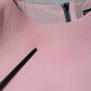 Dolce & Gabbana Pink Blue Wool Sleeveless Shift Mini Dress