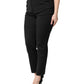 Dolce & Gabbana Black Polyester High Waist Slim Pants