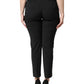 Dolce & Gabbana Black Polyester High Waist Slim Pants