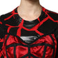 Dolce & Gabbana Red Black Cotton Bustier Detailing Cropped Top
