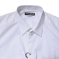Dolce & Gabbana White Cotton GOLD Dress Formal Shirt
