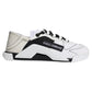 Dolce & Gabbana White Black Low Top NS1 Sneakers Shoes