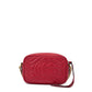 Gucci Red Leather GG Marmont Camera Bag