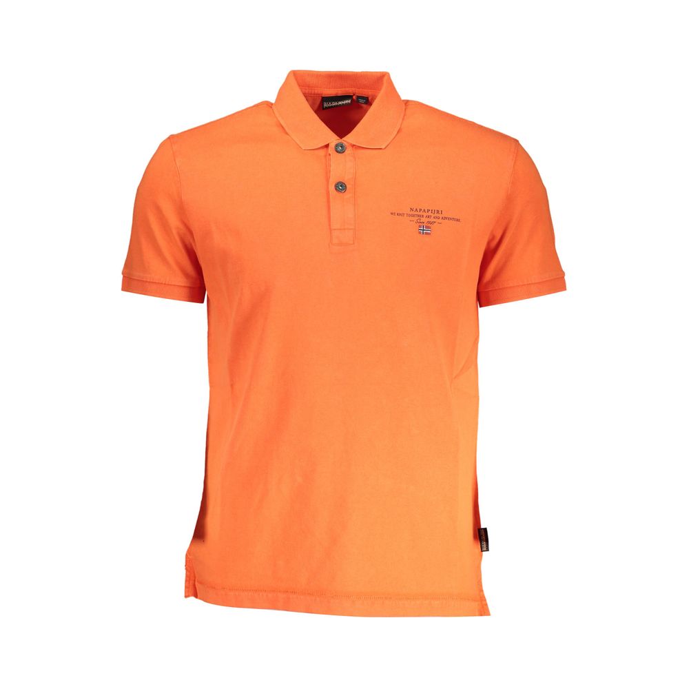 Napapijri Red Cotton Men Polo Shirt Mens T-Shirt
