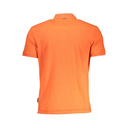 Napapijri Red Cotton Men Polo Shirt Mens T-Shirt