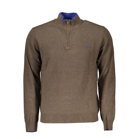 Harmont & Blaine Half-Zip Contrast Detail Sweater Mens Sweater