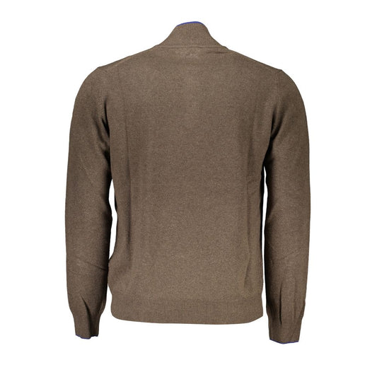 Harmont & Blaine Half-Zip Contrast Detail Sweater Mens Sweater
