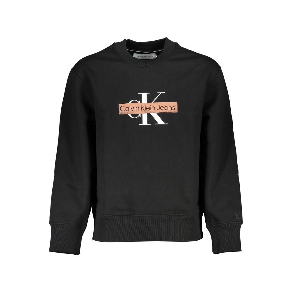 Calvin Klein Black Cotton Men Sweater Mens Sweater