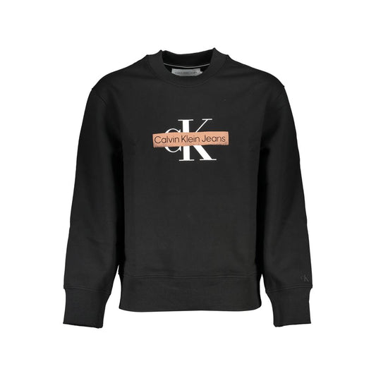 Calvin Klein Black Cotton Men Sweater Mens Sweater