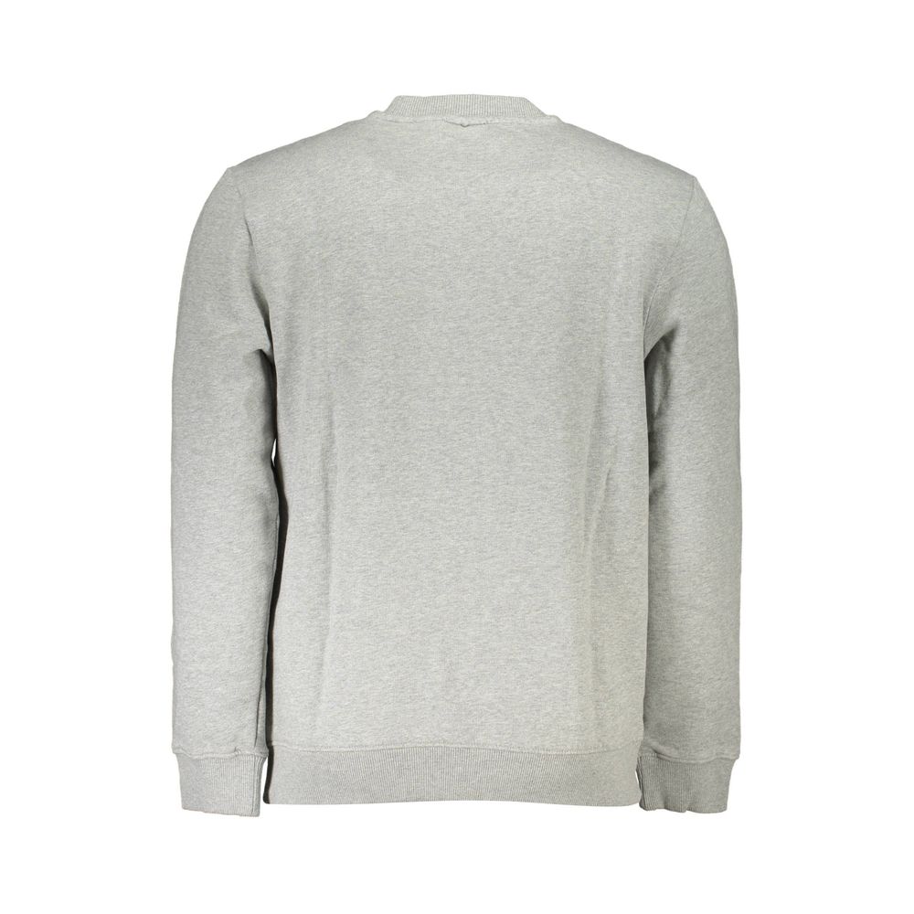 Napapijri Gray Cotton Men Sweater Mens Sweater