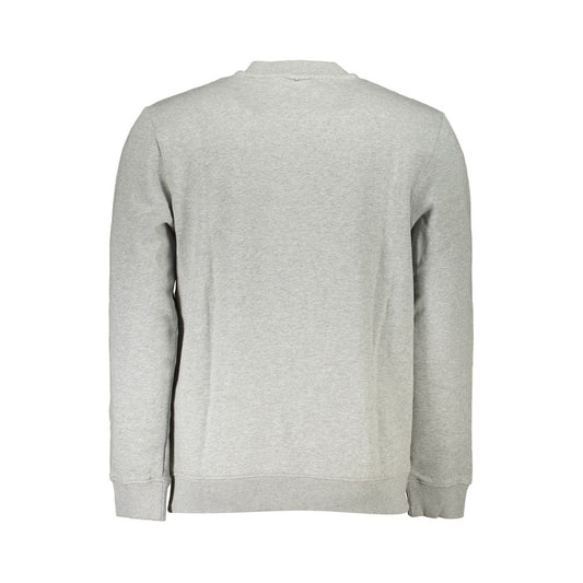 Napapijri Gray Cotton Men Sweater Mens Sweater