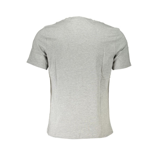 North Sails Gray Cotton T-Shirt Mens T-Shirt