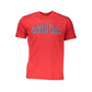Cavalli Class Red Cotton Men T-Shirt Mens T-Shirt