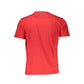 Cavalli Class Red Cotton Men T-Shirt Mens T-Shirt