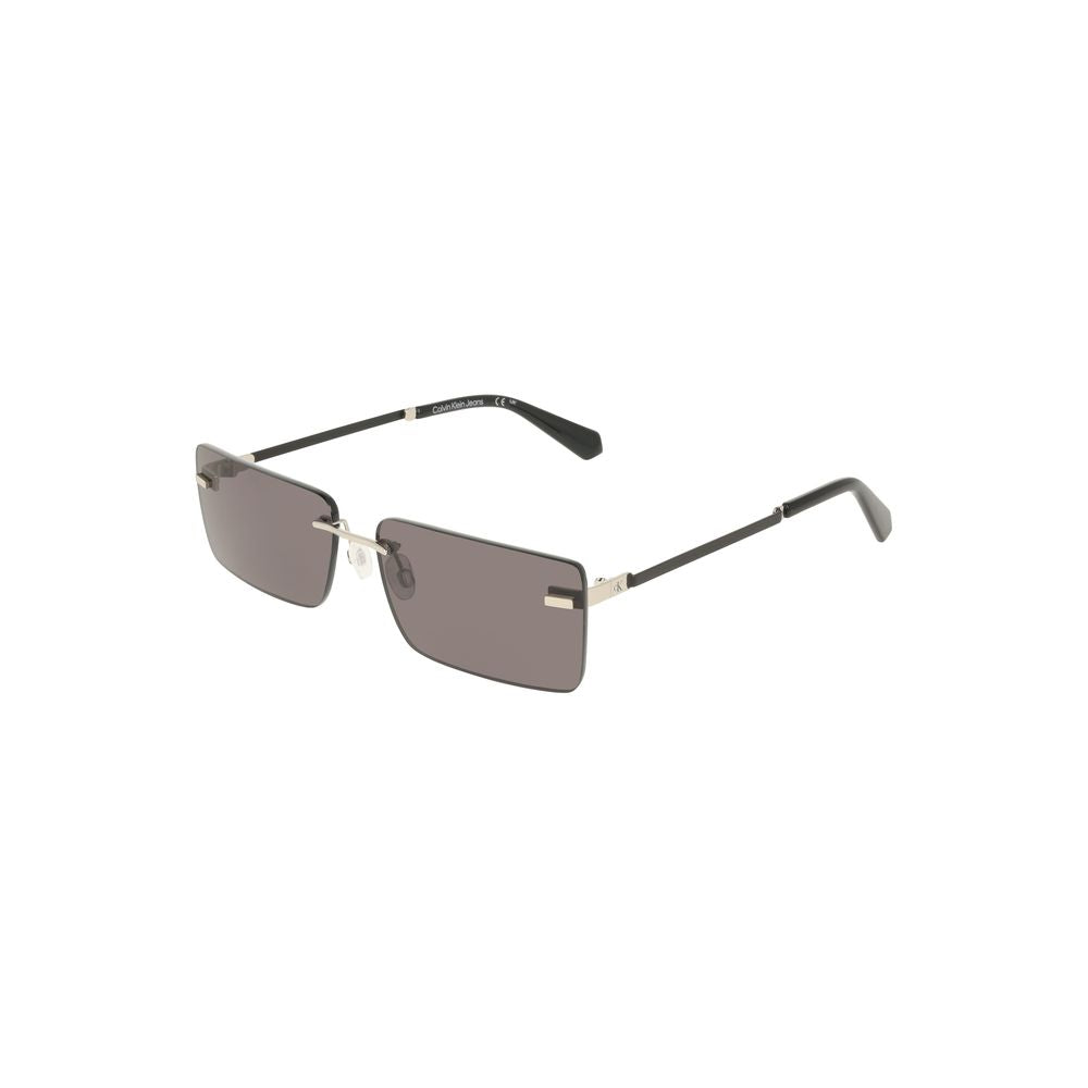 Calvin Klein Black Metal Women Sunglasses