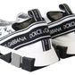Dolce & Gabbana White Black Slip On Sorrento Sneakers