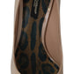 Dolce & Gabbana Beige Patent Leather Stiletto Heel Pumps