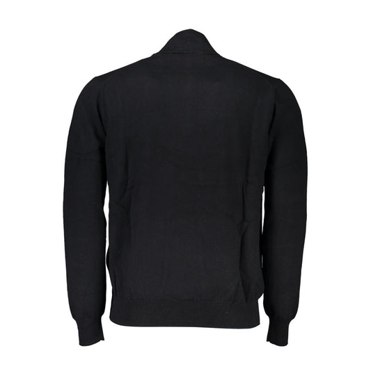 Harmont & Blaine Elegant Half-Zip Sweater with Embroidered Detail Mens Sweater