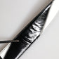 Dolce & Gabbana Black White Leather DG Metal Buckle Belt