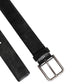 Dolce & Gabbana Black Classic Leather Metal Buckle Belt