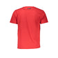 Cavalli Class Red Cotton Men T-Shirt Mens T-Shirt