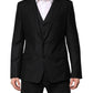 Dolce & Gabbana Black Single Breasted Suit 2 Piece Jacket