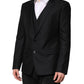 Dolce & Gabbana Black Single Breasted Suit 2 Piece Jacket