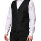 Dolce & Gabbana Black Single Breasted Suit 2 Piece Jacket