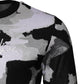 Dolce & Gabbana Multicolor Logo Crew Neck Pullover Sweater