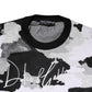 Dolce & Gabbana Multicolor Logo Crew Neck Pullover Sweater