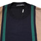 Dolce & Gabbana Multicolor Stripes Crew Neck Pullover Sweater