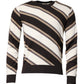 Dolce & Gabbana Multicolor Stripes Crew Neck Pullover Sweater